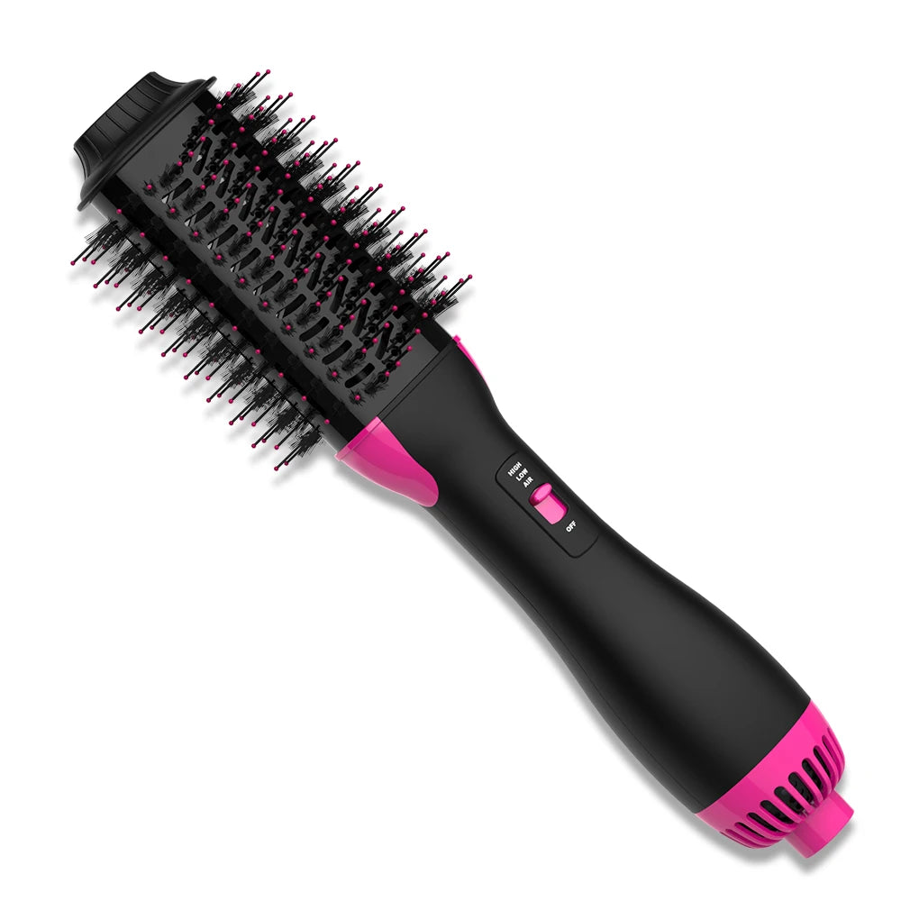 LISAPRO One-Step Hot Air Brush&Volumizer PLUS 2.0 Hair Dryer and Hair Styler New Black Golden Hair Curler Brush